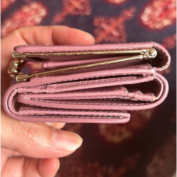 Mint $550 PAUL SMITH of London Lilac Small leather wallet coin purse - Picture 10 of 11